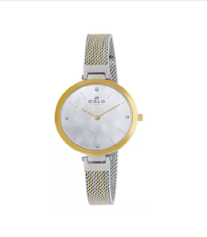 Relógio De Pulso Feminino Slim Oslo Misto Oftsss9t0062