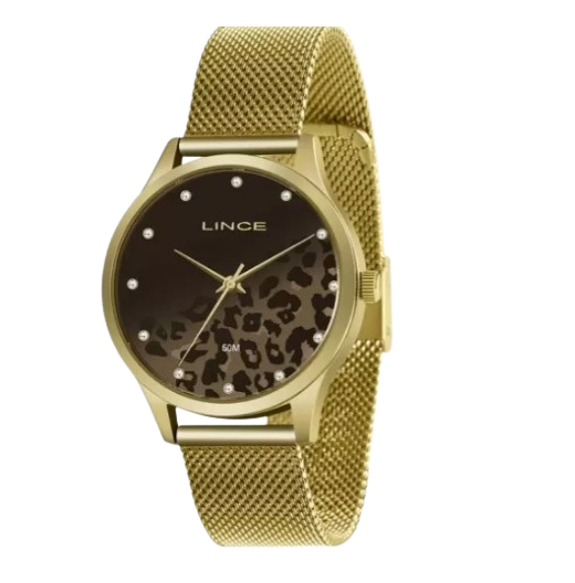 Relógio Juma Da Novela Lince Onça Slim Feminino Lrg4716l Q1k