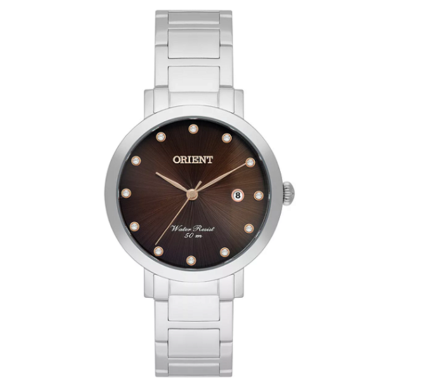 Relógio Orient Feminino Eternal Fundo Marrom Fbss1202 N1sx