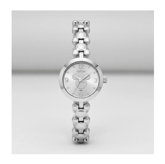 Relógio Condor Adolescente Bracelete Mickey Prata Co2035ntg/5k