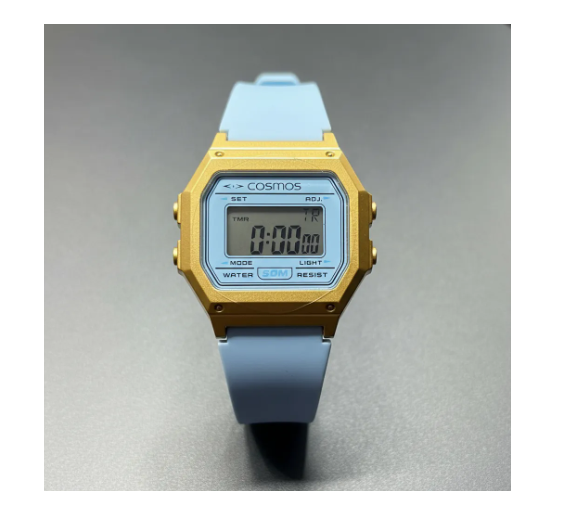 Relogio de Pulso Unisex Cosmos Adolescente Azul Claro OS48863A