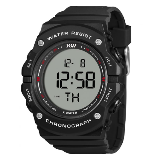 Relógio X-watch Masculino Digital XTYLE 100m Preto Xmppd778-Pxbx
