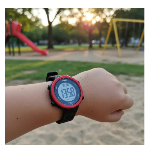 Relógio Infantil Digital X-watch XMenino Preto e Vermelho Adolecente KPPD067W