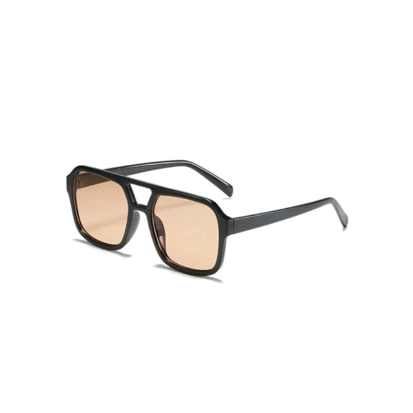 Óculos Vintage - Acetato Preto com Lente Cosmética