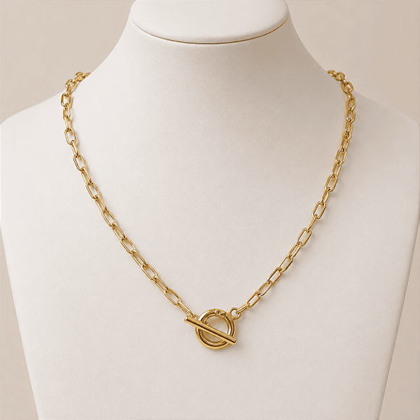 Colar Essence Personalizável - Banho de Ouro