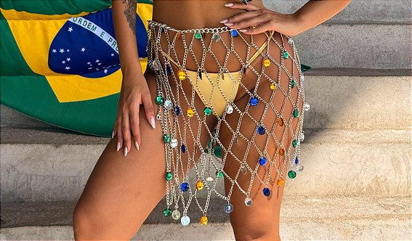 Saia brilho Brasil Pedra