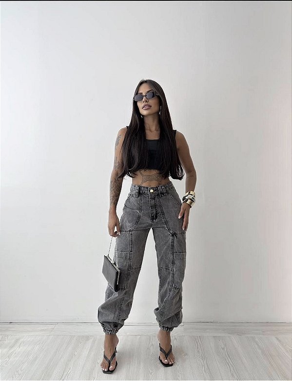 Calca cargo jogger