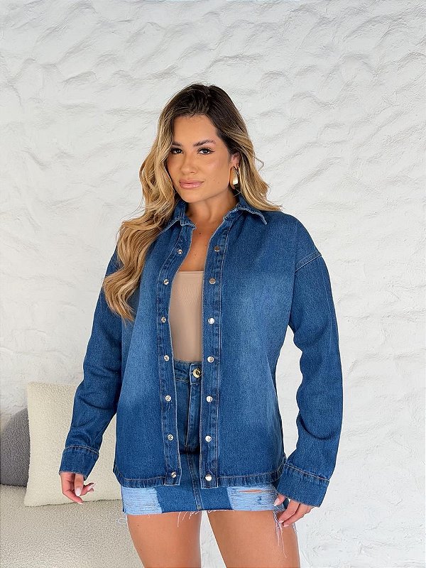 Blusão Jeans Blu