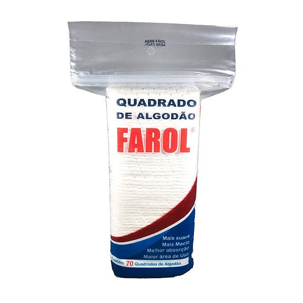 Algodão Hidrófilo Quadrado - Farol - Pacote