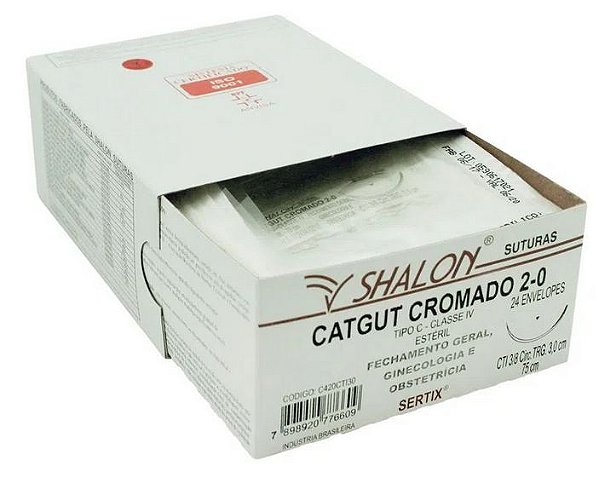 Fio Catgut Cromado - Shalon - Unid.