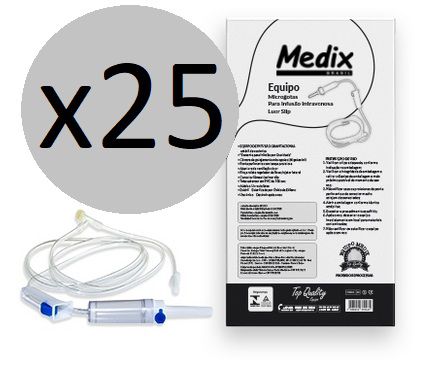 Equipo Micro L.Slip completo - Medix - Pct c/ 25 unid.