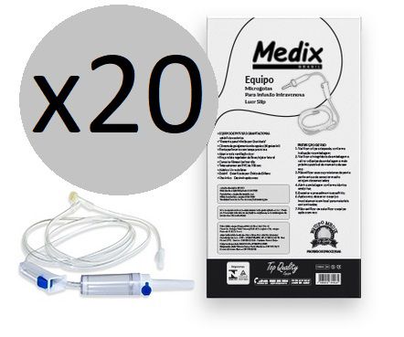 Equipo Macro L.Slip completo - Medix - Pacote c/ 20 unid.