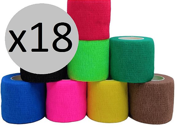 Bandagem 5x4,5 - Hoppner - Caixa com 18 rls cores sortidas