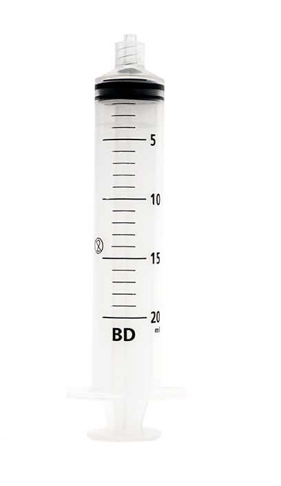 Seringa 20ml L. Lock sem agulha - BD - Unid.