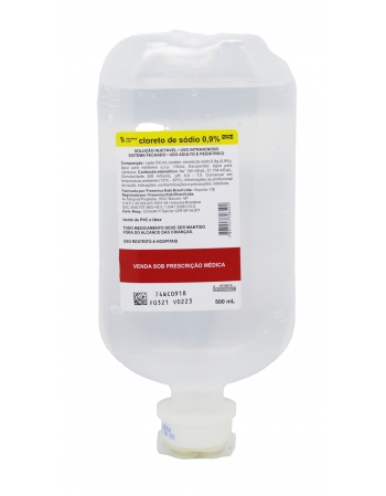 Soro fisiológico 1.000ml 0,9% sist. fechado - Fresenius