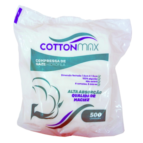 Compressa 10x10 13F c/500 unid - Cottonmax Erimax
