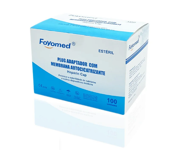 Adaptador PRN Incolor - Foyomed - Caixa c/ 100 unid.