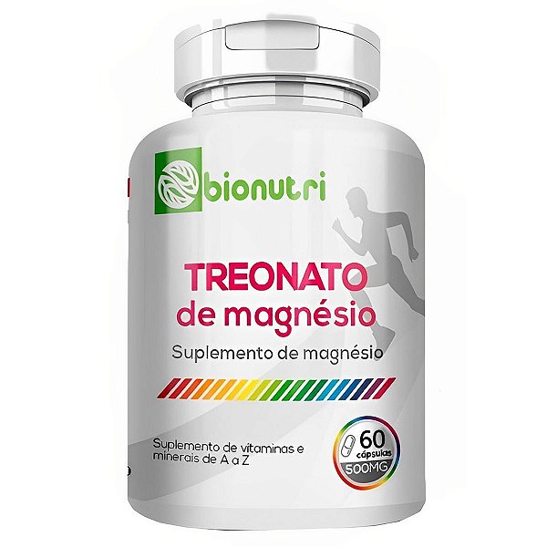 Treonato de Magnesio 120 Capsulas 500Mg - Bionutri