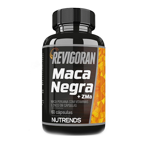 Revigoran Maca Negra + ZMA 60 Caps - Nutrends
