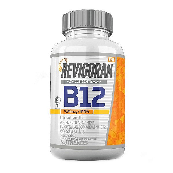 Revigoran B12 Alta Concetração 9,94 Mcg 60 Caps - Nutrends