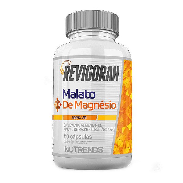 Revigoran Malato De Magnésio 60 Caps - Nutrends