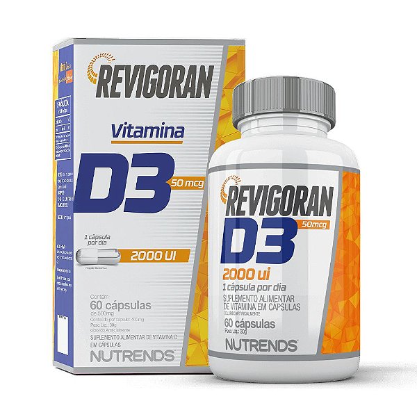 Revigoran D3 2000UI 50Mcg 60 Caps - Nutrends