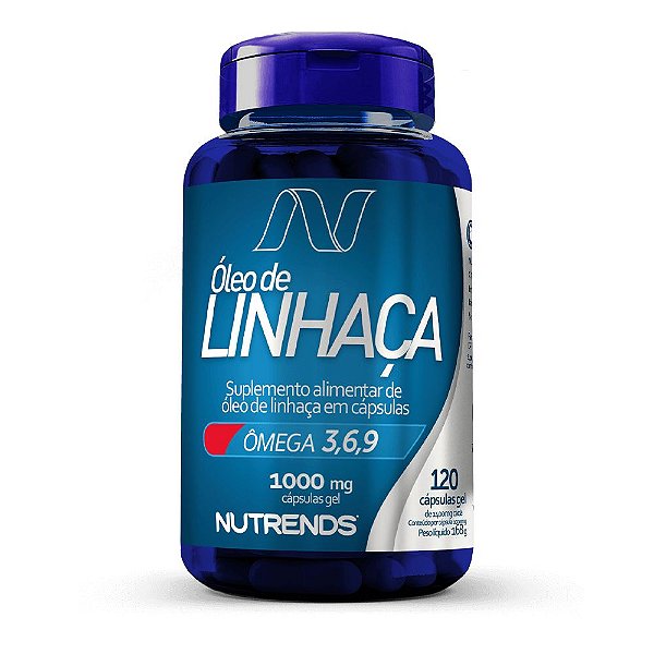 Óleo De Linhaça 1000Mg 120 Caps - Nutrends