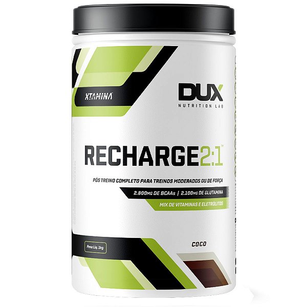 Recharge 2:1 Repositor Energético Xtamina Coco 1Kg - Dux Nutrition