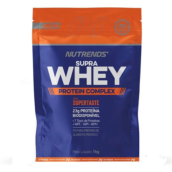 Whey Protein Isolado Hidrolisado Concentrado Supra Complex Baunilha 1kg - Nutrends