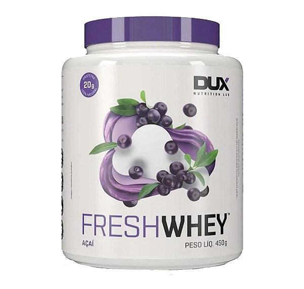 Fresh Whey 3w Isolado Hidrolisado Conc. Açai 450g - Dux Nutrition