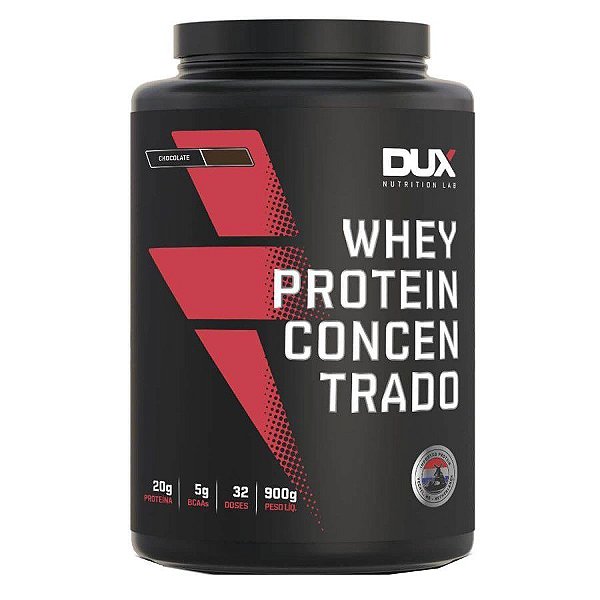 Whey Protein Concentrado - 900g - Chocolate - Dux Nutrition