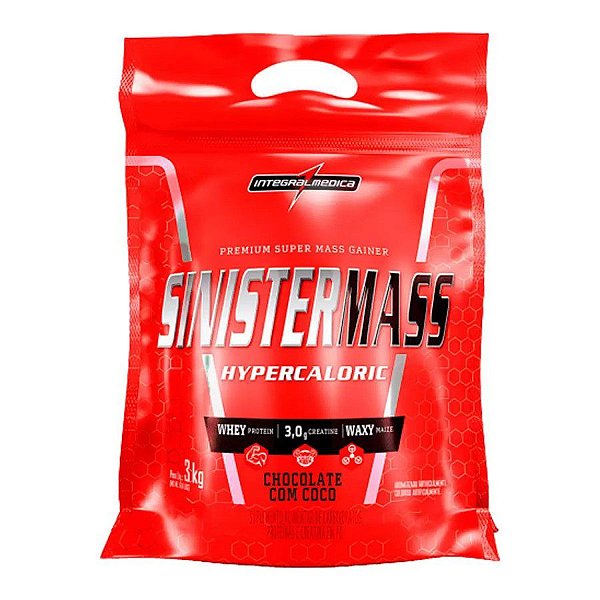 Sinister Mass - 3Kg - Chocolate com Coco - Integralmédica