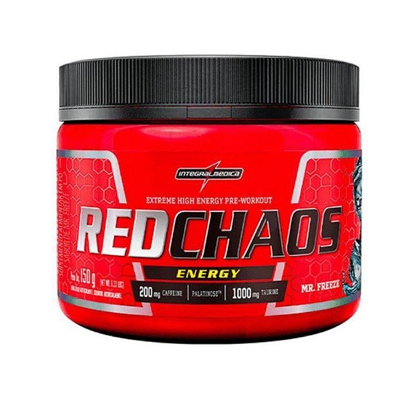 Pre Treino Red Chaos Energy 150g Mr. Freeze - Integralmédica