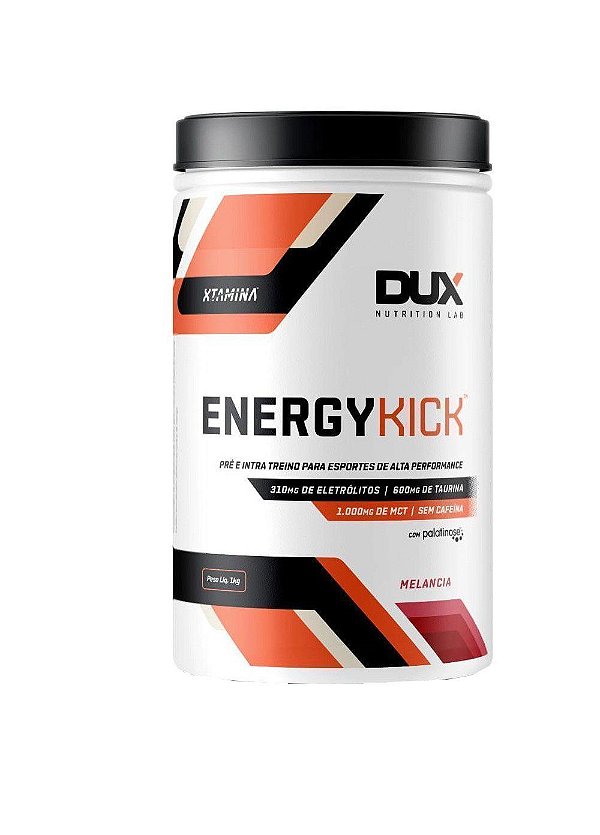 Energy Kick Melancia 1Kg Pré Treino Repositor Dux Nutrition