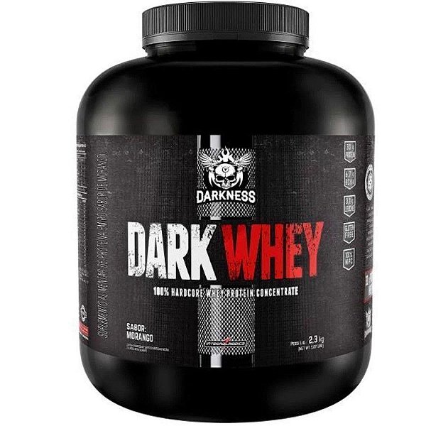 Dark Whey 100% - 2,3Kg - Morango - Integralmédica