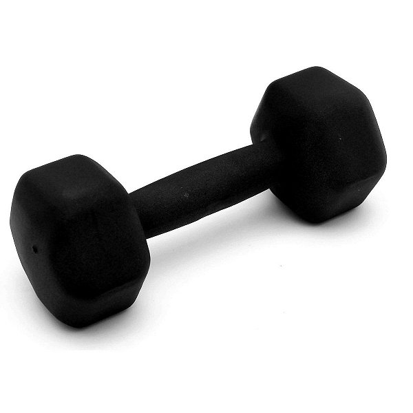 Dumbbell Halter Sextavado TX - 3kg - Preto