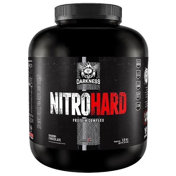 Whey Protein Nitrohard 1.8 Kg - Chocolate - Darkness Integralmédica