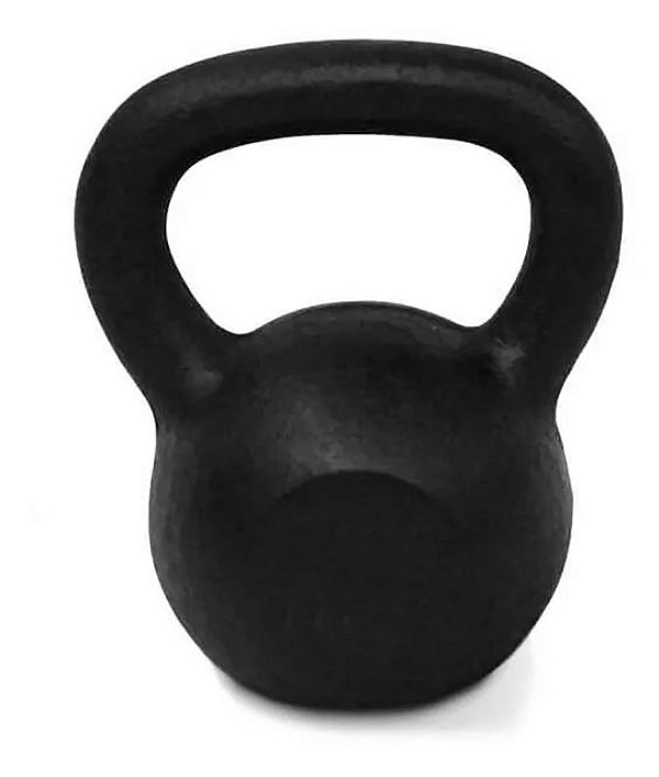 Kettlebell 8kg Pintado - Preto