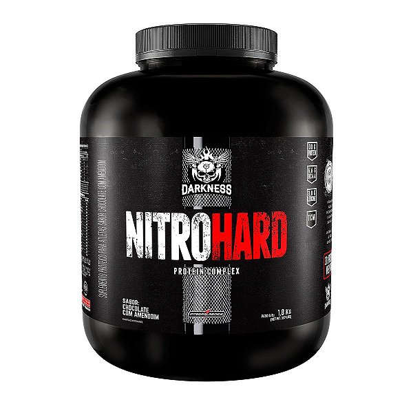 Whey Protein NitroHard 1.8 Kg (Chocolate c/ Amendoim)  Darkness  Integralmédica