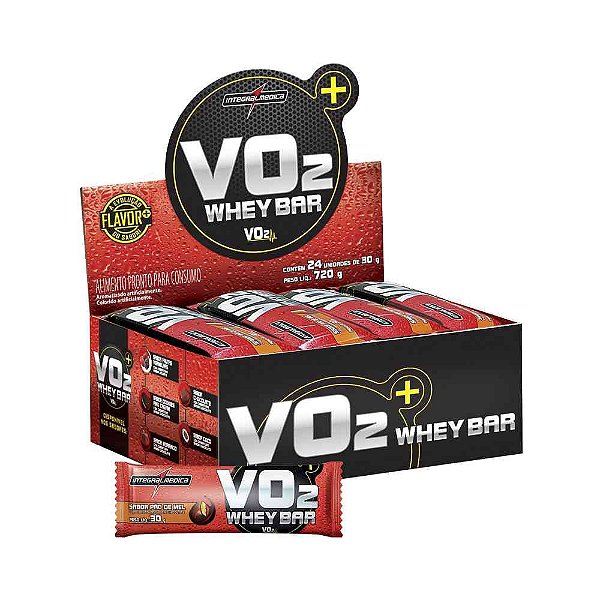 VO2 Whey Bar c/ 24 Barras (Chocolate)  IntegralMédica
