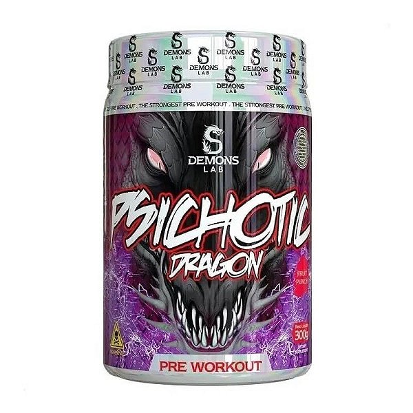 Pre Treino Psichotic Dragon Fruit Punch 300g - Demons Lab
