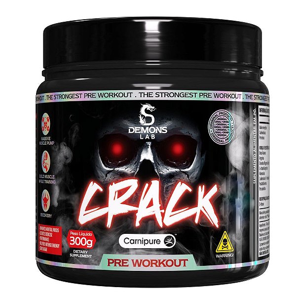 Pre Treino Crack Yellow Madness 300g - Demons Lab