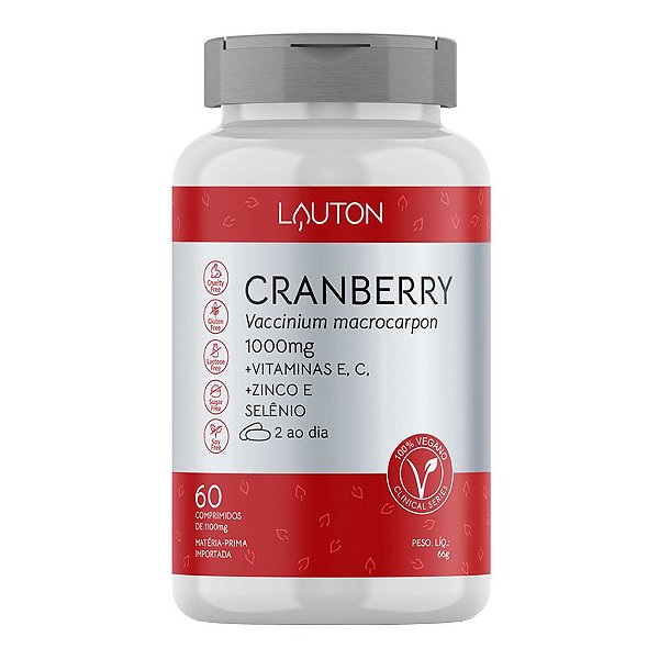 Multivitamínico Cranberry Vaccinium 60 Comprimidos - Lauton