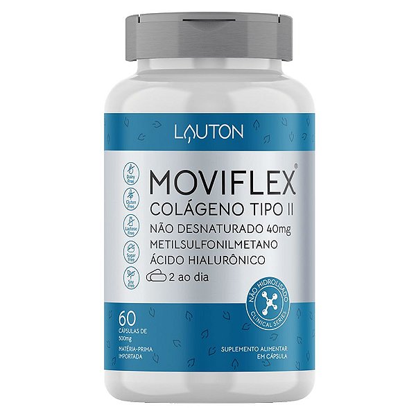 Colageno Tipo 2 Hialuronico Moviflex 60 Comprimidos - Lauton
