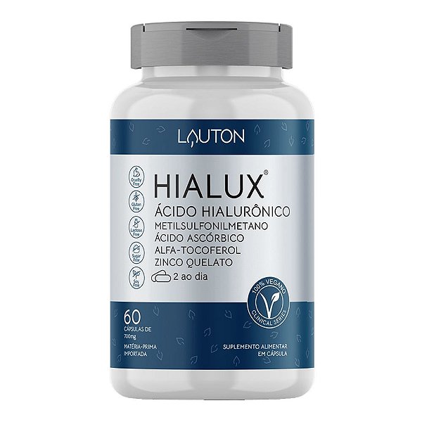 Multivitaminico Hialux Ácido Hiaurônico 60 Comprimidos - Lauton