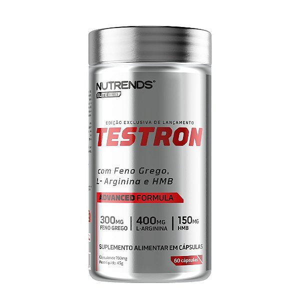 Testron Feno Grego + L-Arginina + HMB 60 Caps - Nutrends
