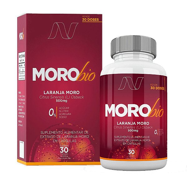 MoroBio Laranja Moro Morosil Antocianinas 30 Caps - Nutrends