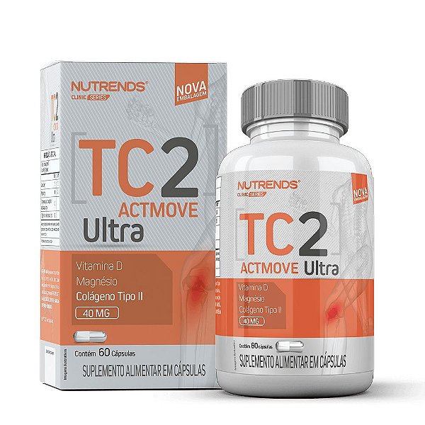 Colageno Tipo 2 TC2 Actmove Ultra 550mg 60 Caps - Nutrends