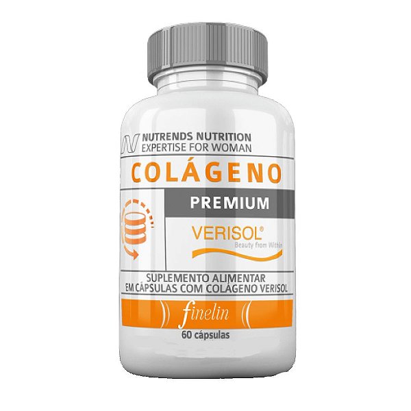 Colágeno Verisol Hidrolisado Premium Finelin 60 Caps - Nutrends