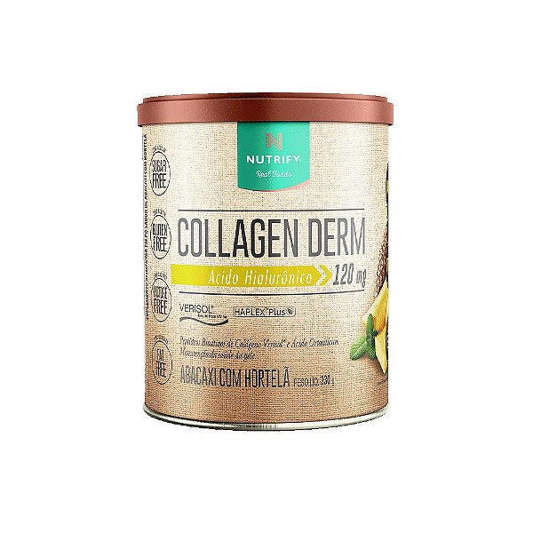 Colageno Derm Verisol 330g Abacaxi com Hortela - Nutrify